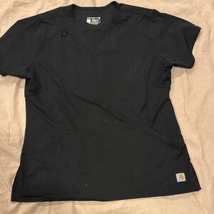 Carhartt Women's Black Scrub Short Sleeve Tee